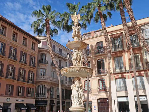 Genova Fountain in Malaga