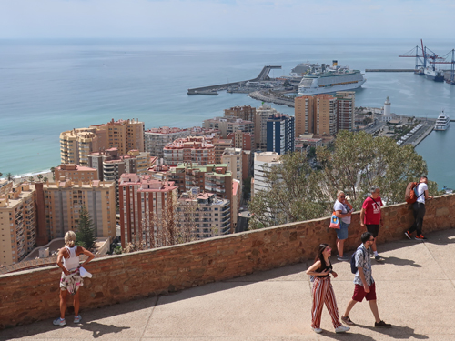 Observation Point in Malaga Spain